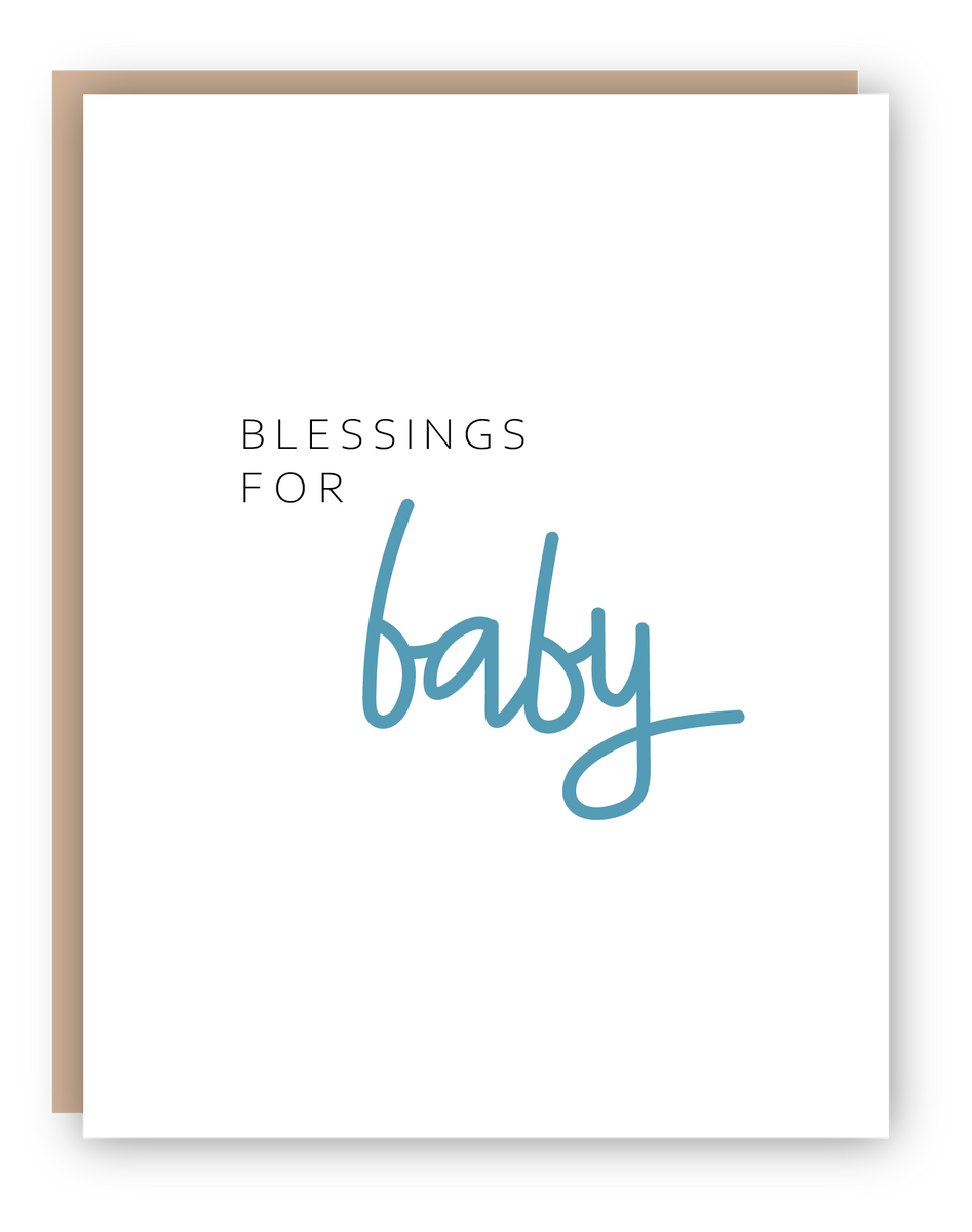 Modern Christian Stationery Baby Greeting Cards NOTES SPEAK Notes