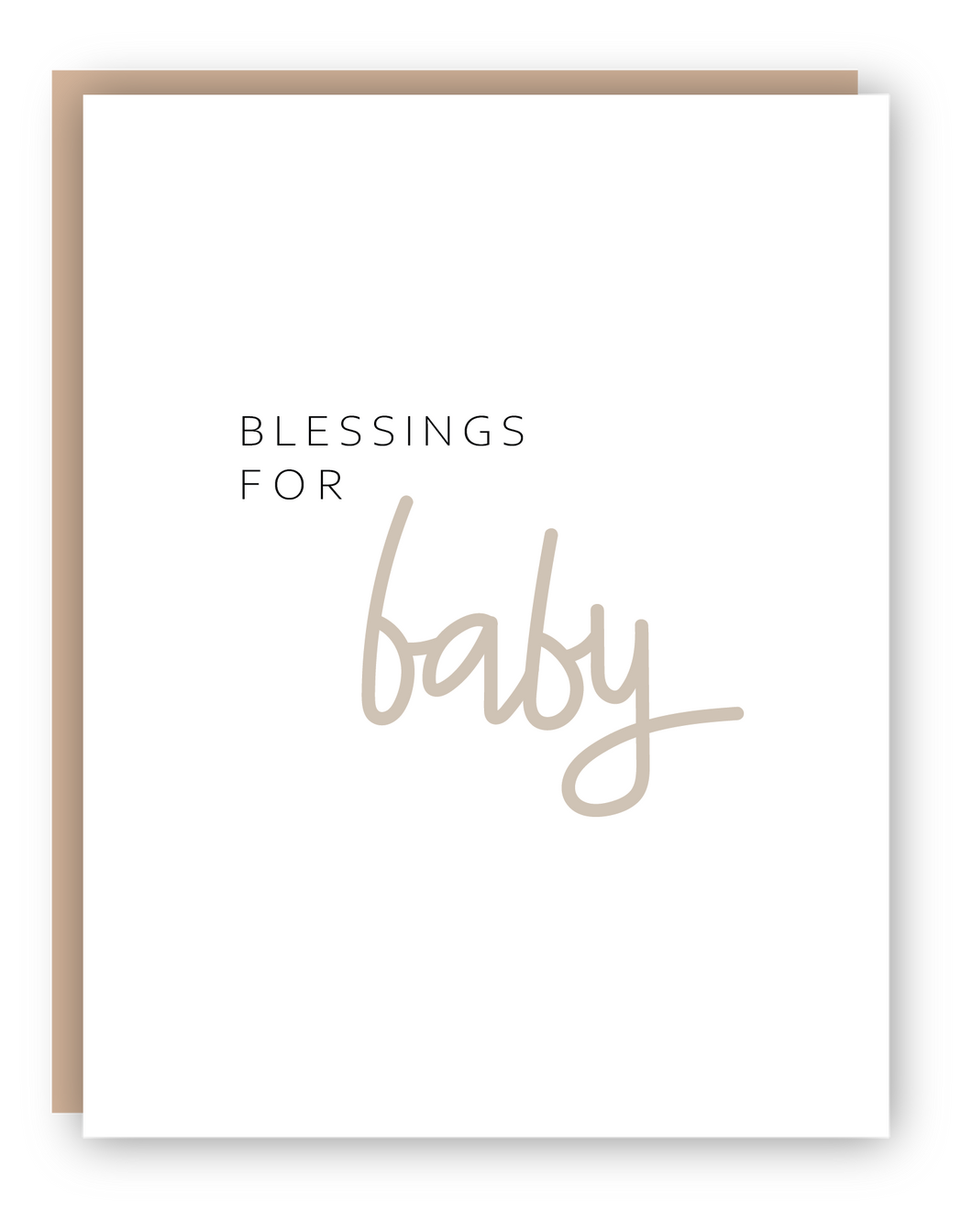 BLESSINGS FOR BABY | tan