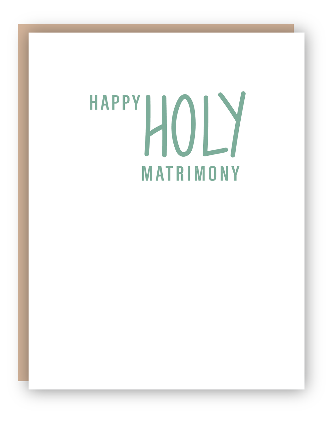 HOLY MATRIMONY