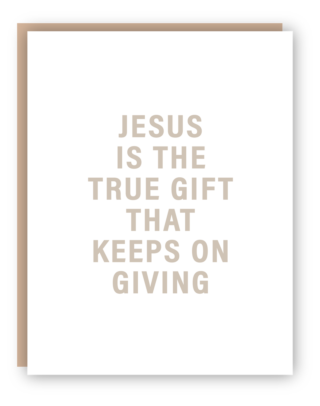 JESUS IS THE GIFT