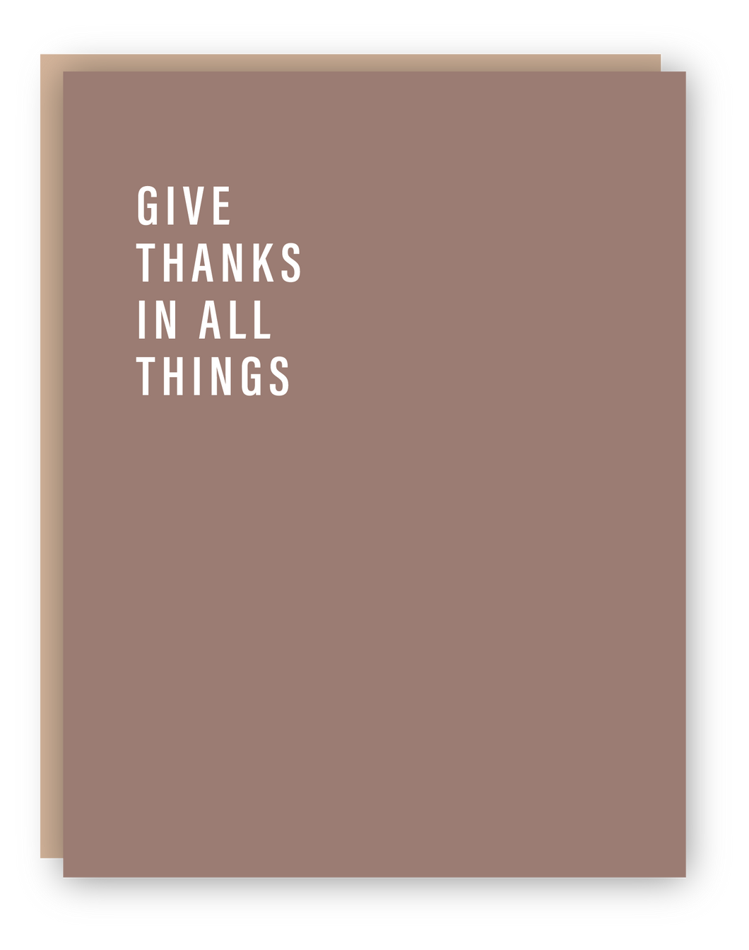 GIVE THANKS