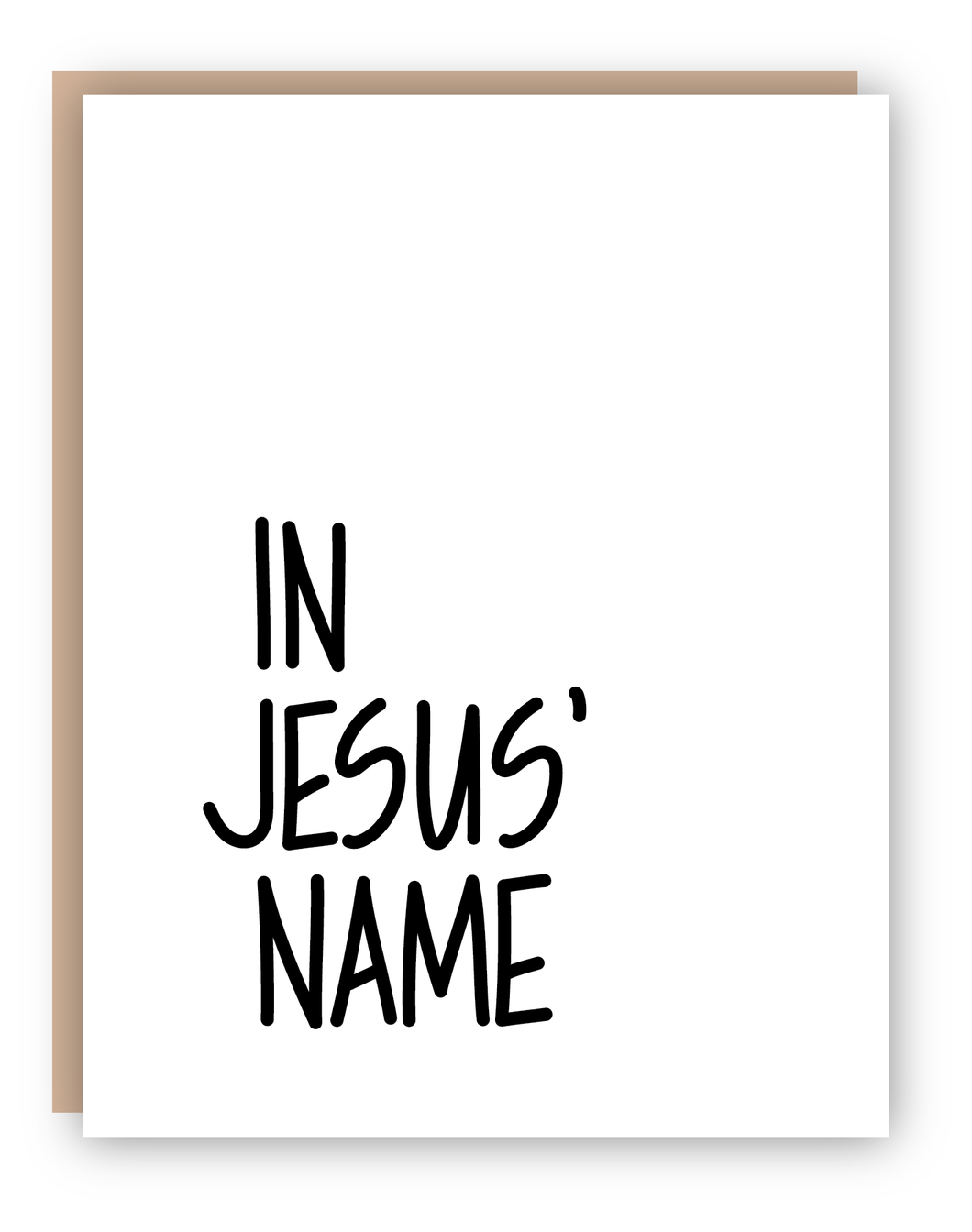 IN JESUS' NAME
